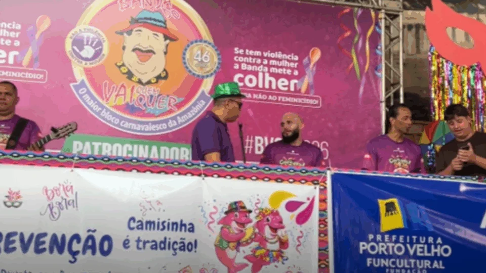 Lançamento dos abadás da Banda do Vai Quem Quer marca início do Carnaval 2026 em Porto Velho