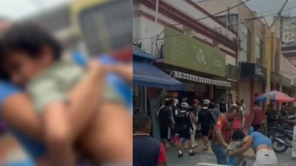 VEJA VÍDEO: homem agride criança autista e causa revolta no Centro de Manaus