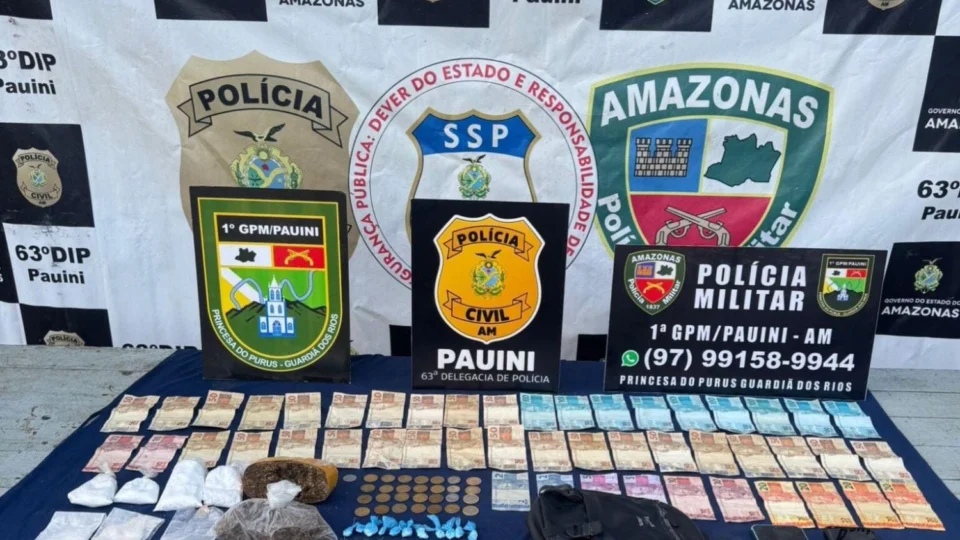 Homem é preso em flagrante por tráfico de drogas durante ação policial em Pauini