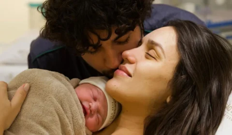Rafa Kalimann e Nattan anunciam o nascimento da filha Zuza