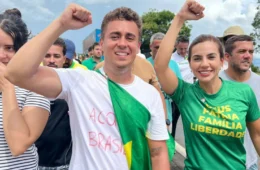 Débora Menezes se une a Nikolas Ferreira na Caminhada da Liberdade rumo a Brasília