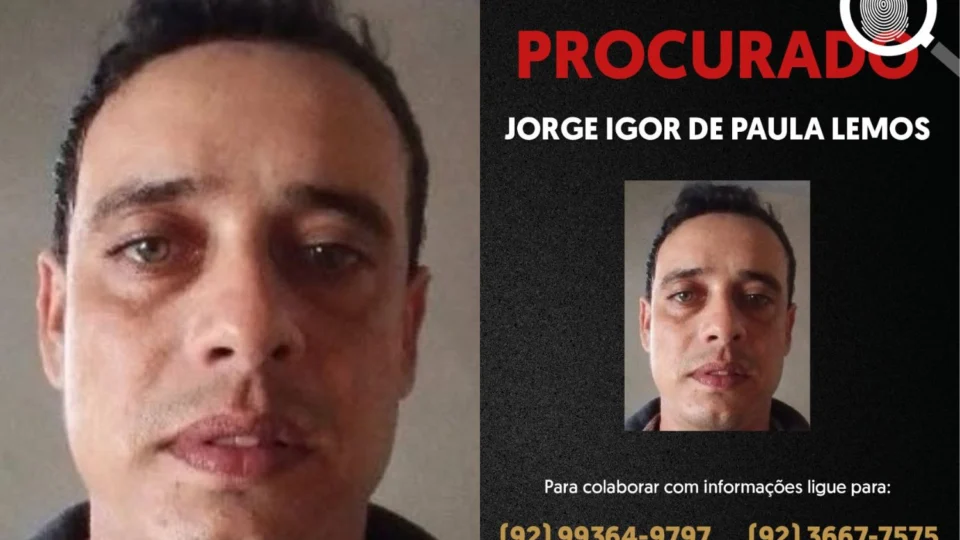 Polícia Civil divulga imagem de suspeito de tentar matar a companheira mo Nova Cidade