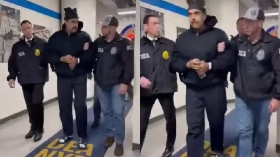 Veja as imagens: Maduro aparece cumprimentando os agentes com expressões como “boa noite” e “feliz ano novo”