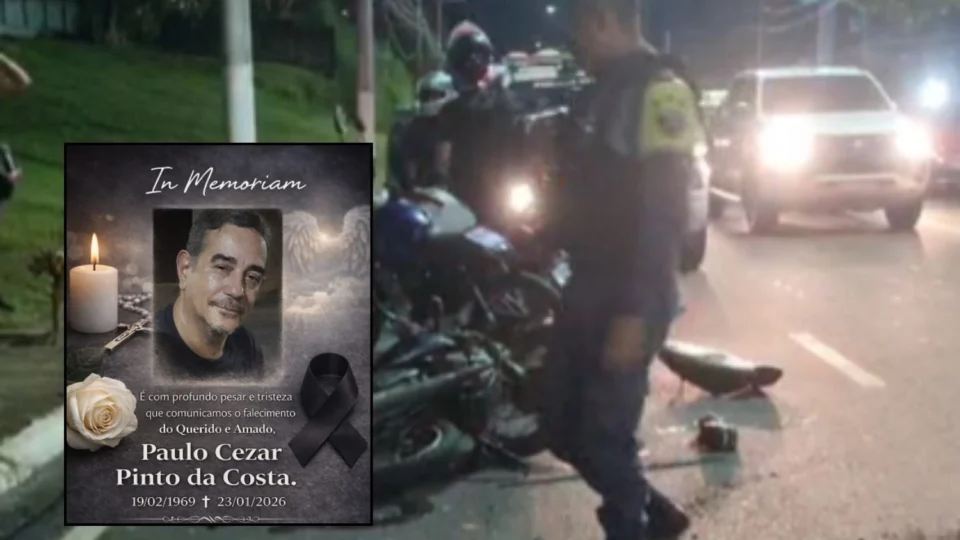 Família pede justiça após motociclista ser atingido por picape em manobra proibida na Avenida Coronel Teixeira