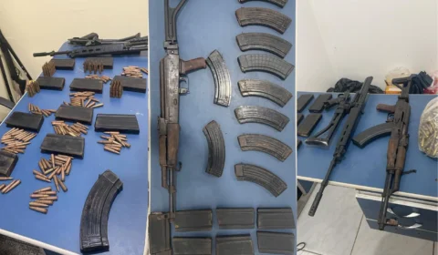 Polícia Civil apreende dois fuzis de origem venezuelana e mais de 600 munições no interior do Amazonas