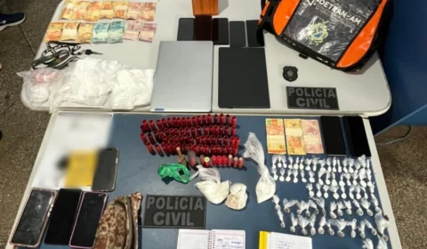 Operação Eversio prende quatro pessoas e apreende adolescente por tráfico de drogas em Nhamundá
