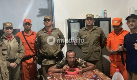 Veja vídeo: Homem é encontrado pelo Corpo de Bombeiros após quatro dias desaparecido em área de mata próxima a reserva Adolpho Ducke