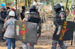 Veja o vídeo: Forças especiais da segurança do Amazonas reintegram área invadida no bairro Tarumã