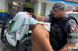 Veja o vídeo: Indivíduo condenado por estupro de vulnerável é preso pela ROCAM no bairro Zumbi 2 em Manaus