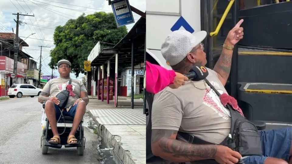 Veja o vídeo: ‘Passei três horas esperando o ônibus e o elevador não funciona; nem a chave para operar existe’, afirma cadeirante