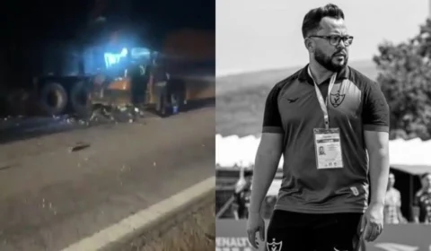 Veja o vídeo: Ônibus do time Águia de Marabá se envolve em grave acidente no Tocantins e deixa um morto