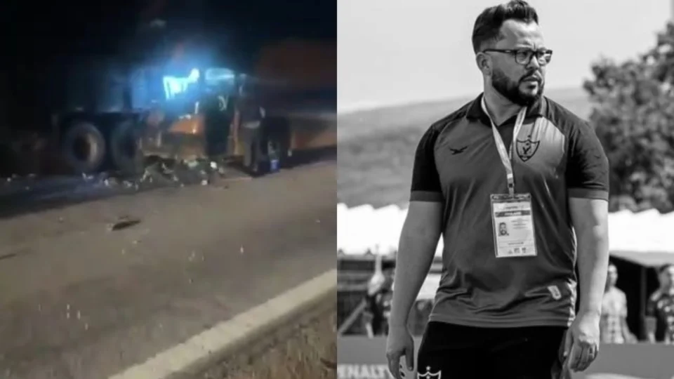 Veja o vídeo: Ônibus do time Águia de Marabá se envolve em grave acidente no Tocantins e deixa um morto