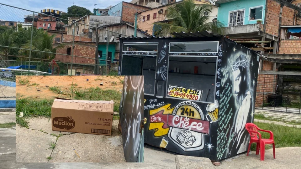 Veja o vídeo: Feto é abandonado dentro de caixa sobre quiosque de lanches na Colônia Oliveira Machado