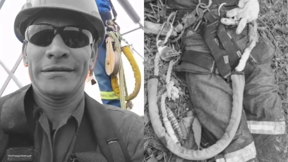 Veja o vídeo: Novas imagens mostram eletricista minutos antes de morrer após queda de poste na zona Leste de Manaus