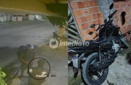 VÍDEO: Entregador é assaltado durante expediente e tem motocicleta roubada na avenida Camapuã, em Manaus
