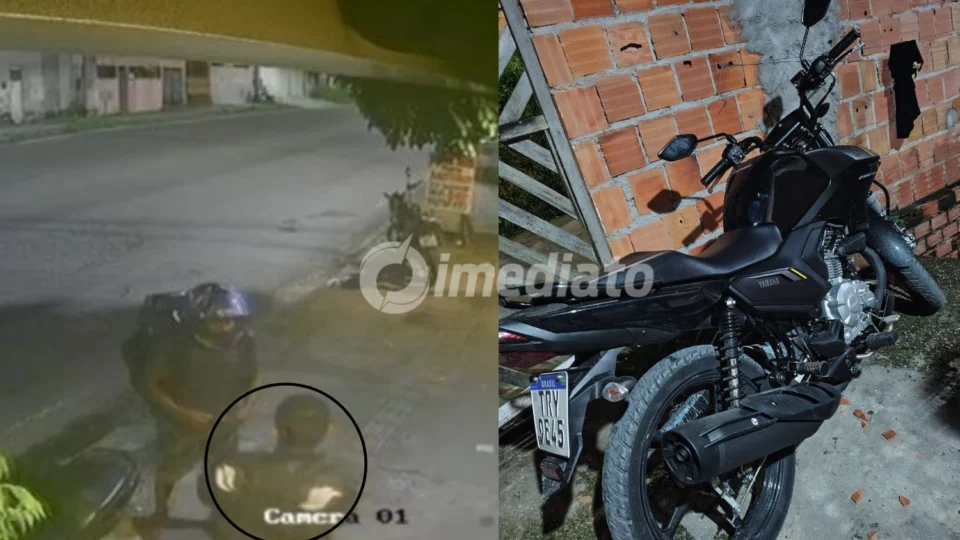 VÍDEO: Entregador é assaltado durante expediente e tem motocicleta roubada na avenida Camapuã, em Manaus