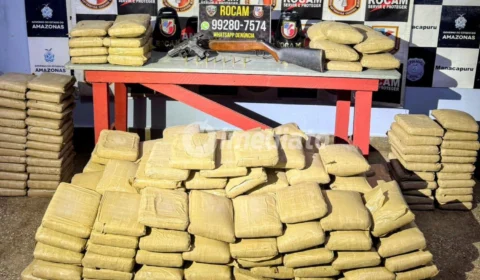 VÍDEO: ROCAM apreende armas e mais de 200 porções de skunk na zona rural de Manacapuru após denúncia anônima