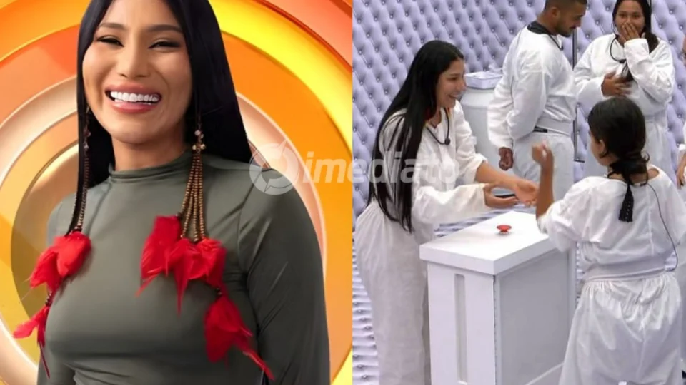 VÍDEO: Lívia Christina, Rainha do Folclore do Garantido, aperta o botão vermelho e deixa o Quarto Branco em troca de R$ 50 mil