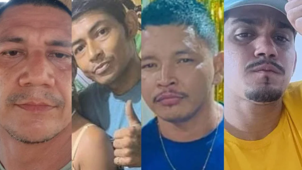 PC-AM divulga imagens de quatro homens desaparecidos em bairros distintos de Manaus