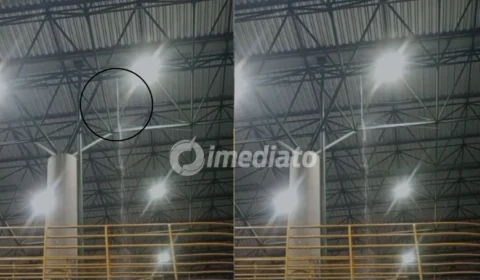 VÍDEO: Goteira no Terminal 3 da Cidade Nova chama atenção durante forte chuva em Manaus