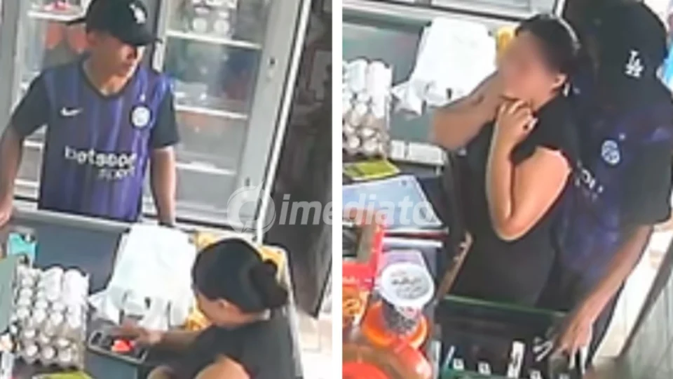 VÍDEO: Bandido armado com faca rende comerciante durante assalto no Amazonas