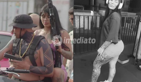 VÍDEO: Mulher morta a tiros por vizinho em Manaus gravou clipe com rapper amazonense ostentando armas
