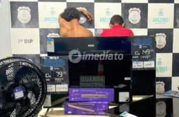 Dois homens são presos após tentativa de furto a loja no Centro de Manaus