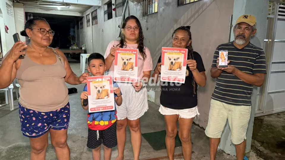 Família oferece recompensa para encontrar cadela de estimação desaparecida em Manaus