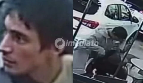 VÍDEO: Polícia divulga imagem de homem procurado por furto em loja de veículos na avenida Torquato Tapajós