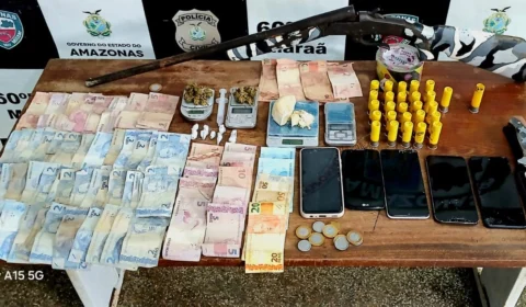 Operação da Polícia Civil desmonta esquema de tráfico e apreende arma de fogo em Maraã