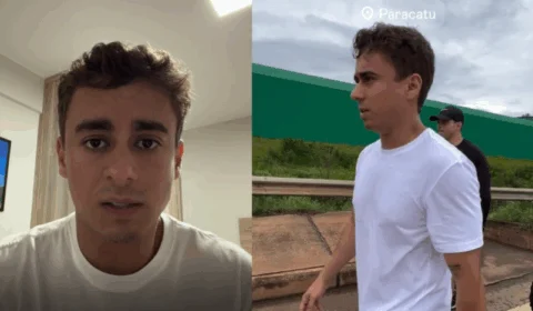 VEJA VÍDEO: Nikolas Ferreira interrompe ato público em caminhada a Brasília para atender pedido de oração por bebê