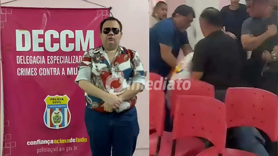VÍDEO: Advogado grava pedido de perdão após briga com policiais na Delegacia da Mulher em Manaus