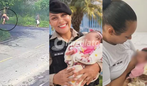 VÍDEO: Recém-nascida é abandonada em bueiro e salva após ser amamentada por policial militar; pais são presos