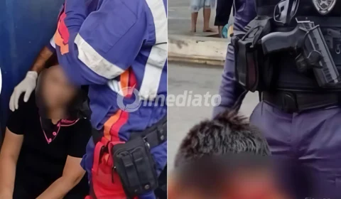 VÍDEO: Mulher é atacada pelo ex-namorado e tem faca cravada nas costas dentro do Terminal 5, em Manaus