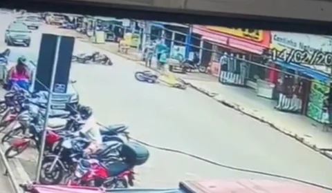 Motociclista sofre fratura exposta após grave acidente na Amador dos Reis