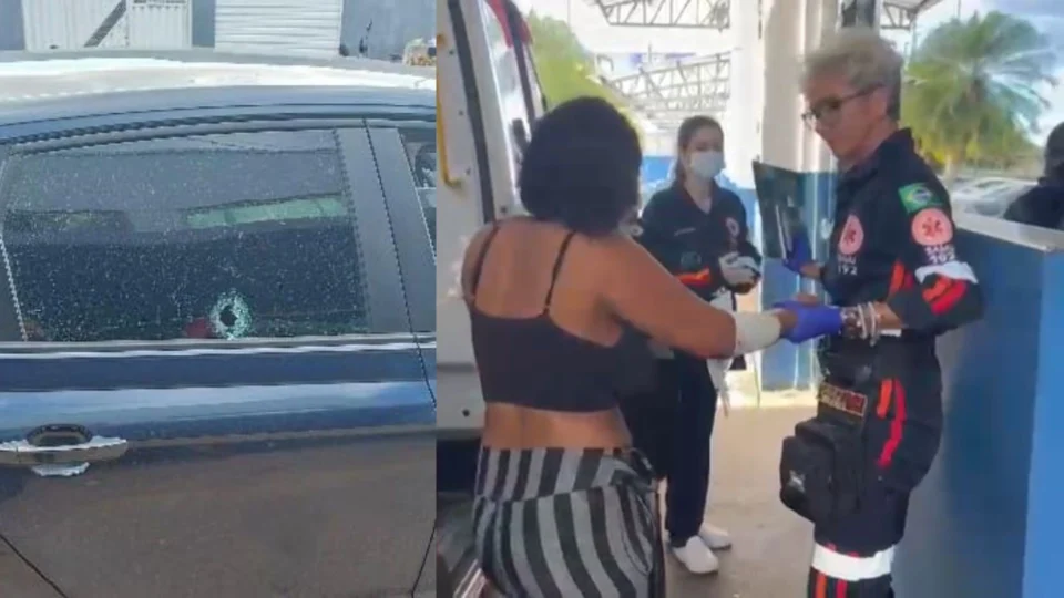 Mulher é atingida por tiro no rosto dentro de veículo de aplicativo em Porto Velho