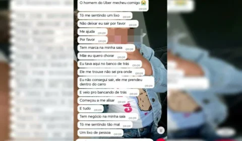 Adolescente de 17 anos pede socorro à mãe após violência sexual durante corrida por aplicativo em Brasília