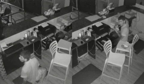 Veja vídeo: Criminoso invade academia na Cidade Nova e usa celular furtado para aplicar golpes via Pix