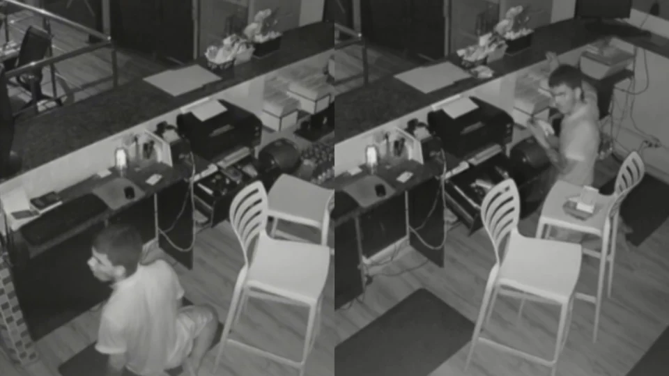 Veja vídeo: Criminoso invade academia na Cidade Nova e usa celular furtado para aplicar golpes via Pix