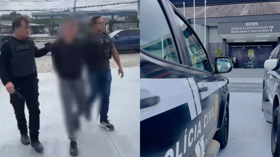 Suspeito de executar casal a golpes de faca e chave de fenda na frente da filha é preso em Manaus