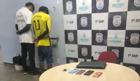 ROCAM prendem dupla suspeita de arrastões e recuperam celulares na zona norte de Manaus