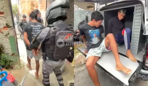 Veja: Irmãos que explodiram loteria no Monte das Oliveiras são presos pela Rocam após assalto com explosivos