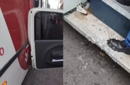 Veja vídeo: Motorista perde dedo após acidente entre carro e ônibus na zona leste de Manaus