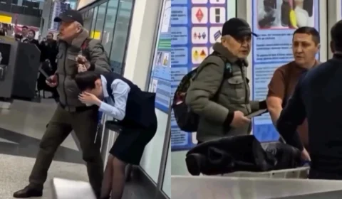 Passageiro troca de lugar com aeromoça mantida refém e desarma homem armado em aeroporto