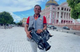 Cinegrafista amazonense é ferido por estilhaços de míssil durante combate na guerra da Ucrânia