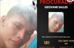 Polícia Civil divulga imagem de suspeito de arremessar enteado pela janela em Novo Airão