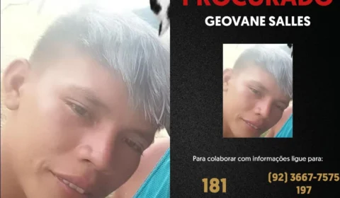 Polícia Civil divulga imagem de suspeito de arremessar enteado pela janela em Novo Airão