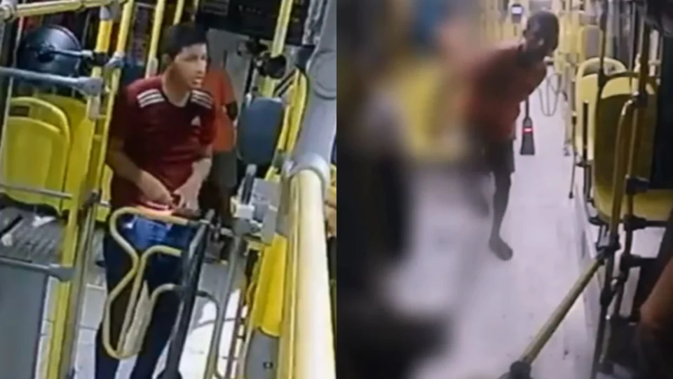 Polícia procura dupla criminosa que assaltou ônibus  da linha 602 no Centro de Manaus