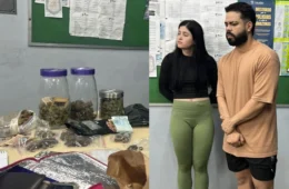 DISK DROGAS: Casal é preso com 2 kg de maconha em bag durante abordagem no Dom Pedro