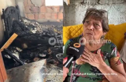 Incêndio destrói residência no bairro Petrópolis e deixa homem ferido na zona sul de Manaus